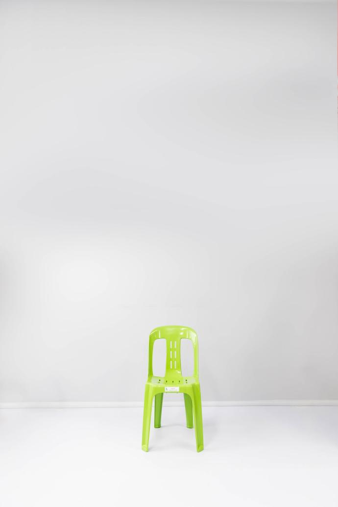 Green Rated Plastic Chair