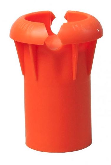 Reosok Safety Caps - suits bars 24mm to 36mm & pickets - Orange (Bag of 50) 