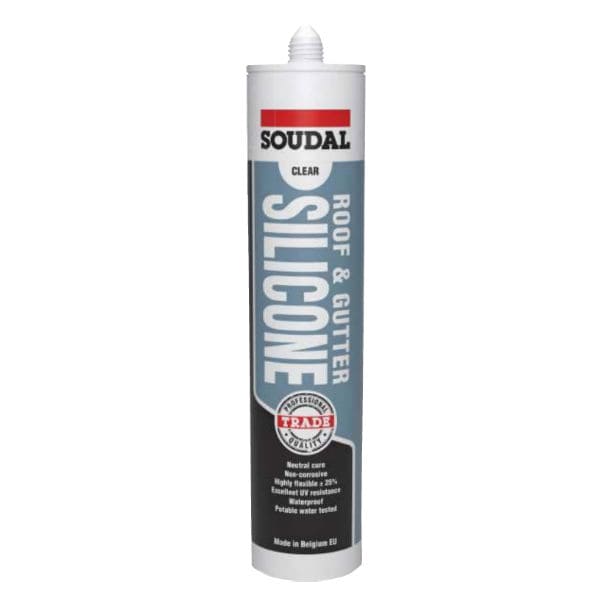 Roof & Gutter Silicone 300ml - TRANSLUCENT (Clear) (ea/Box of 12)