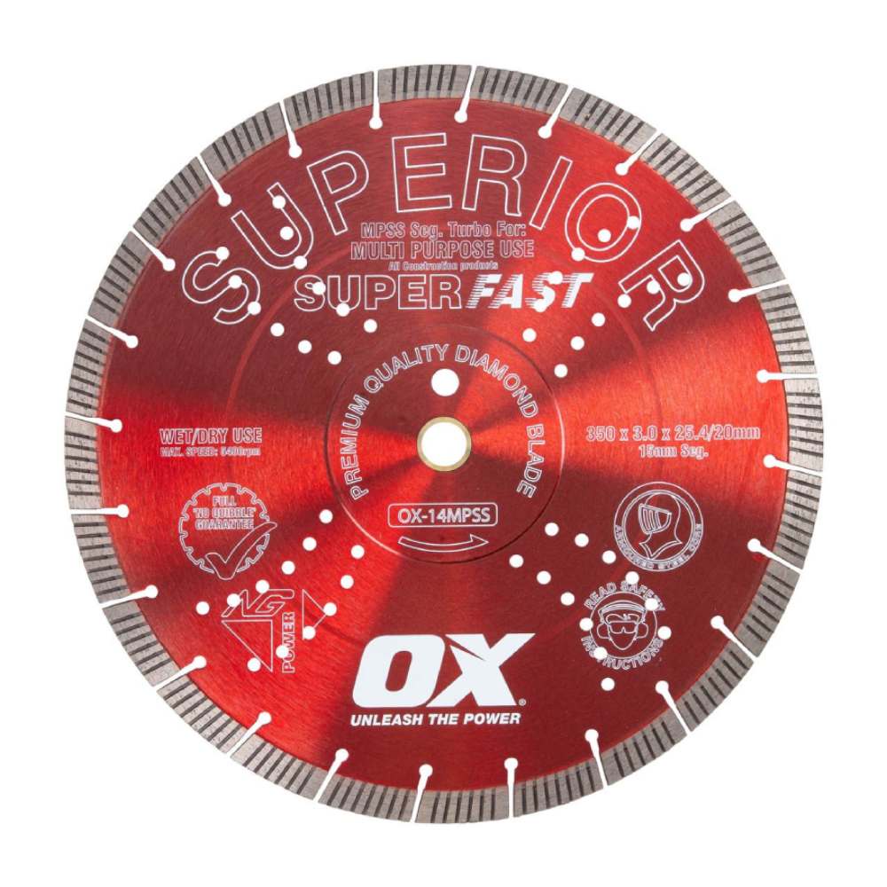Superior Diamond Blade - Turbo - 230mm 9"