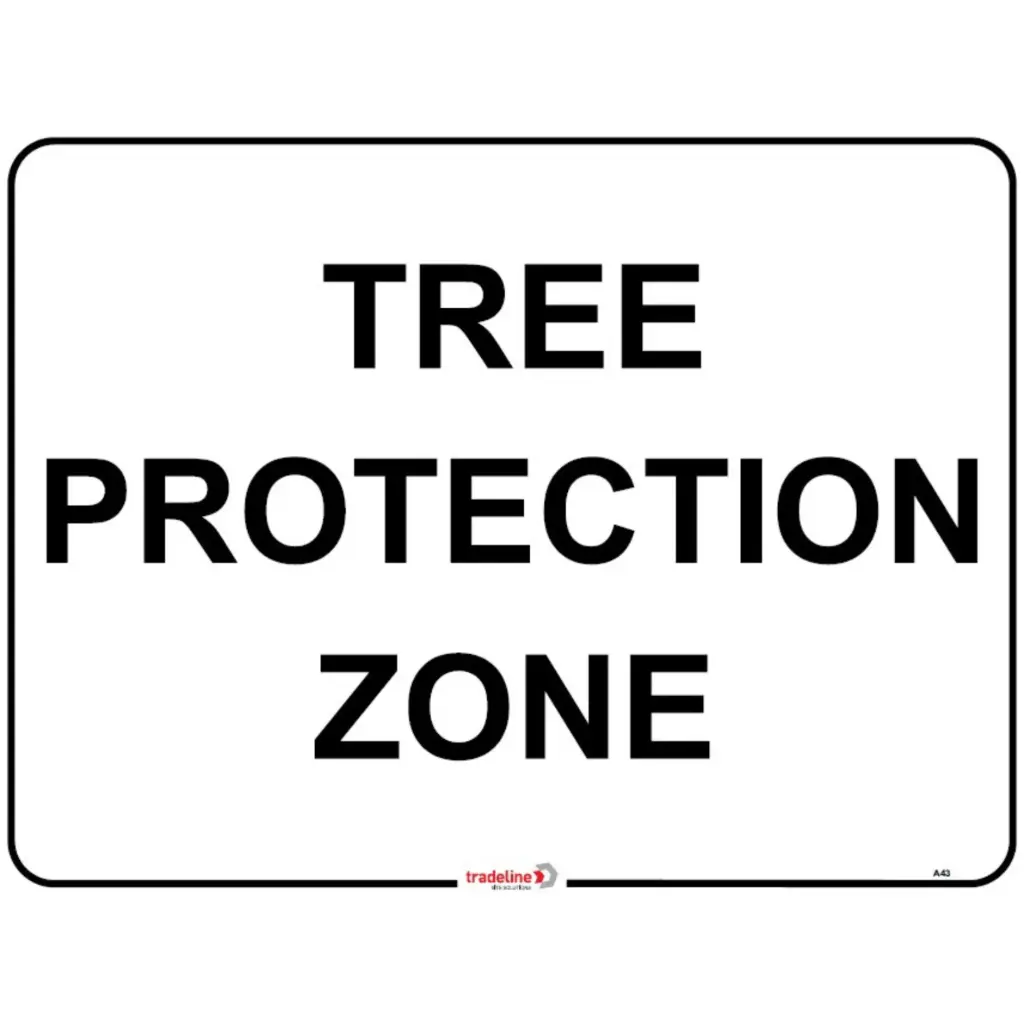 Safety Sign 600 x 450mm - Tree Protection Zone