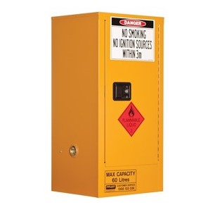 [FLAMCAB60] Flammable Safety Cabinet 60L - 1240mmH x 600mmW x 550mmD