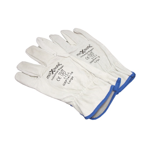 [GLVRIGM] Leather Riggers Gloves Size 8 - M (ea/12pack)