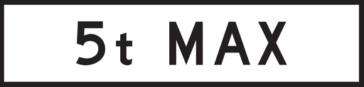 QLD Multi Message 1200 x 300mm Class 1 Reflective - 5t Max