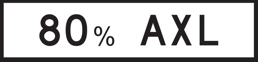 QLD Multi Message 1200 x 300mm Class 1 Reflective - 80% AXL