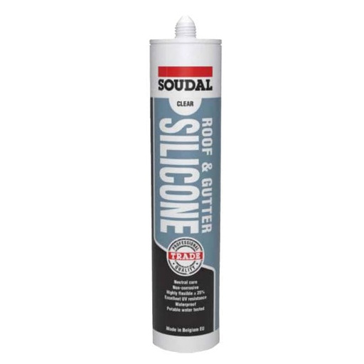 [SILROOFT] Roof & Gutter Silicone 300ml - TRANSLUCENT (Clear) (ea/Box of 12)