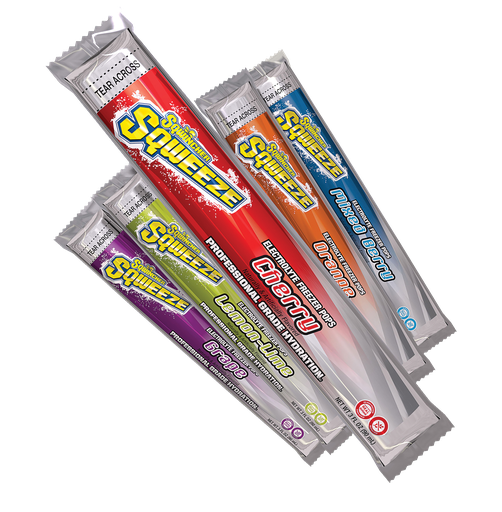 [SQWINCHSQEE] Sqwincher Sqweeze Hydration Ice Blocks (Pack of 10) - Mixed