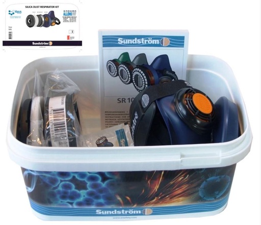 [SR100KIT] Sundstrom SR100 Half Face Resp Silica Kit Size: M/L