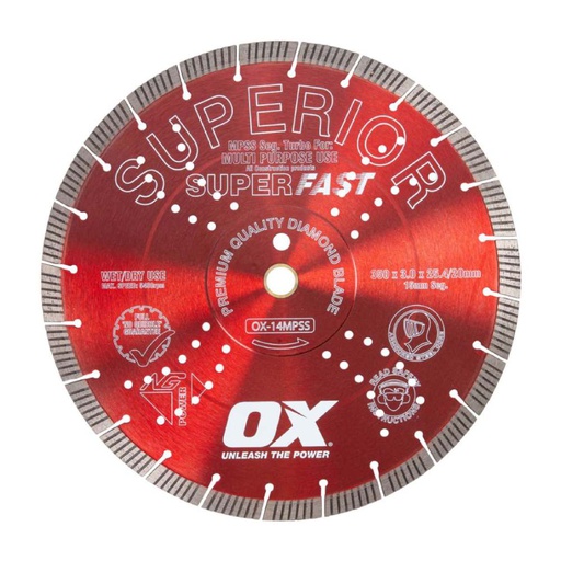 [DIA105] Superior Diamond Blade - Turbo - 105mm 4"