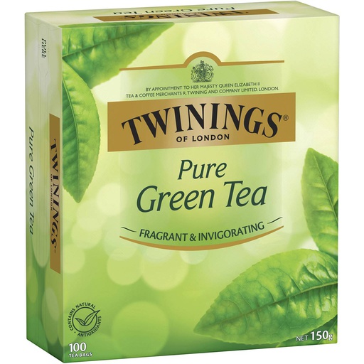 [TEABAGS100GR] Tea Bags Box 100 Green