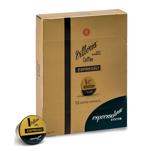 [COFFEECAP] Vittoria Espressotoria Coffee Pod Capsules - Assorted Flavours (Box of 12) 