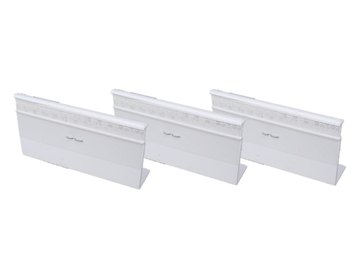 [STICKSTOMP-W] White/White Stick & Stomps - Solid (Box of 500)