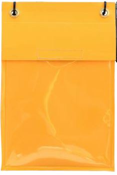 [WATERHOLDA4Y] A4 Water Resistant Document Holder - Yellow