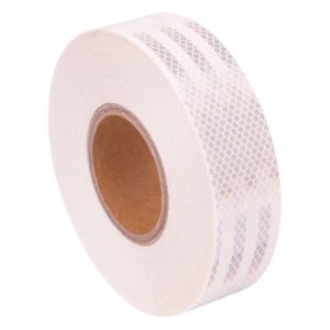 [REFTAPEW48] White Adhesive Reflective Tape 48mm X 45.7m (ea/box of 6)