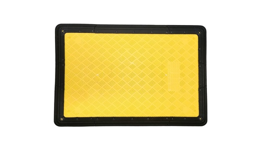 [TCOVERHD1612] Trench Cover Yellow Heavy Duty - 1600 x 1200mm - Black Edge