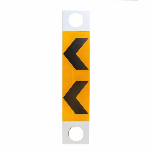 [T-TOPCHEV] Coreflute Chevron Delineators to suit T-Top Bollards (slip over bollard)